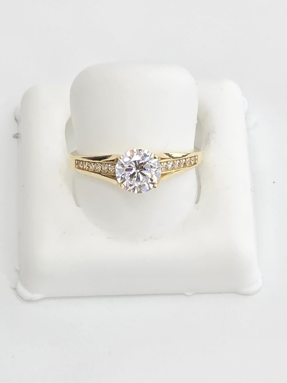 14k Real Gold Engagement Ring For Women